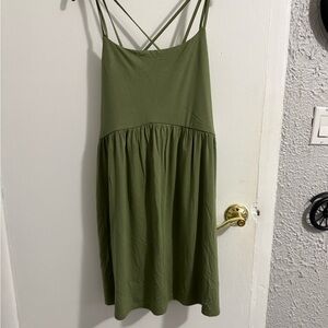 Old Navy Green Spaghetti Strap Sundress